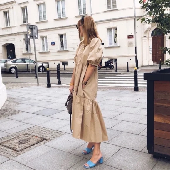 white christmas dresses Zara Bardot Midi Dress – L'Atelier London